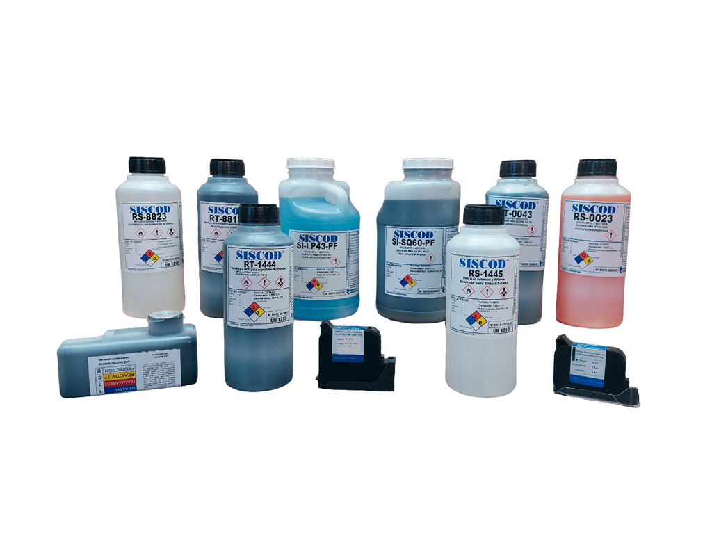 Tintas y solventes Inkjet de alta calidad
